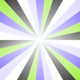 グラデーションがかったサンバースト① 放射線状,集中線,サンバースト,ライン,線,あしらい,飾り枠,太陽,光,装飾のイラスト素材