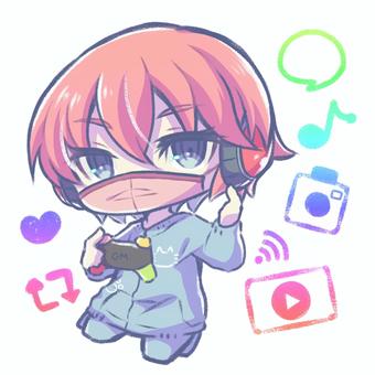 Illustration, game, distributor, sns, 