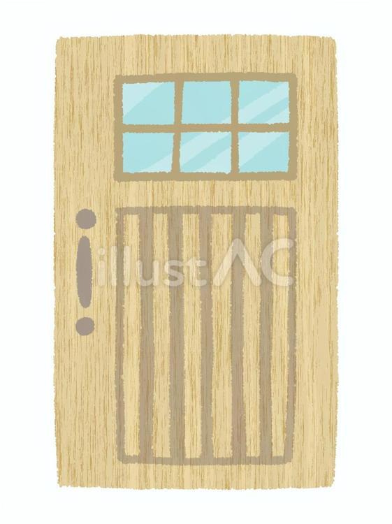 木製のドア ドア,扉,木製のイラスト素材
