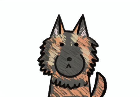 いぬ 犬,イラスト,生き物,動物,手書き,アニマル,かわいい,ラフ,やわらかい,ペットのイラスト素材