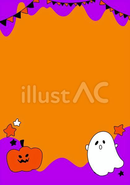 ハロウィンゆるい背景