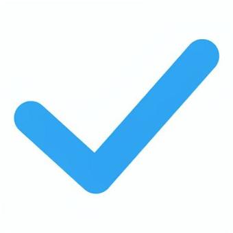 チェックマーク_青 チェックマーク,チェック,採点,ok,承認,青,シンプル,確認,レ点,単体のイラスト素材