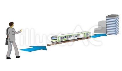会社まで電車通勤