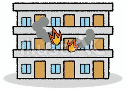 建物05_05(三階建てアパート・火事)