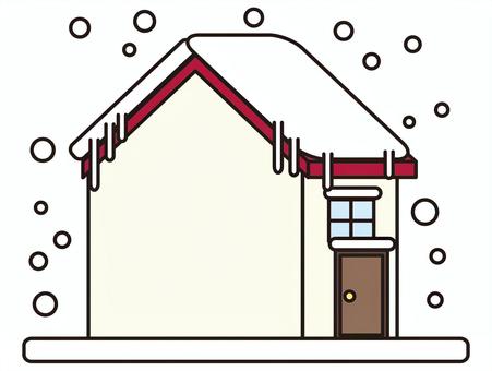 家, 建築, 家, 積雪, JPG 和 PNG