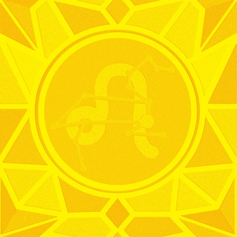 シームレスなモザイク獅子座　ｐ エンボス 獅子座,しし座,星占い,ホロスコープ,占星術,12星座,宇宙,天体,天文,ギリシャ神話のイラスト素材