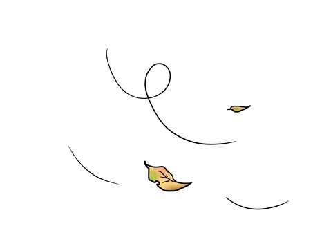 木枯らし 木枯らし,秋,落ち葉,涼しい,寒い,冬のイラスト素材