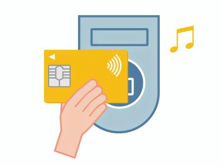 クレジットカードのタッチ決済のイラスト クレジットカードのタッチ決済のイラスト クレジットカード,タッチ決済,非接触,レジ,支払い,ペイ,端末,操作,icチップ,手のイラスト素材