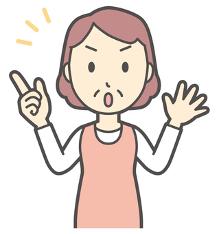  エプロンおばちゃん-233-バスト