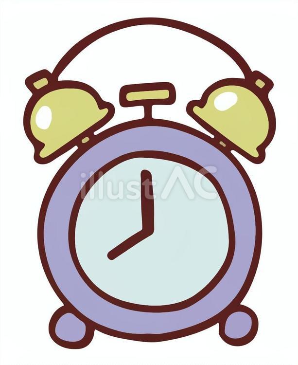 目覚まし時計 時計,目覚まし時計,朝のイラスト素材