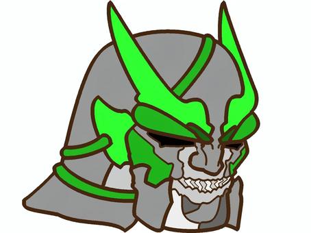 Illustration, yasha, mask, armor, 