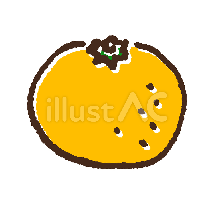 かわいいみかんのイラスト みかん,食べ物,冬のイラスト素材