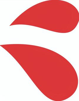 血液のシンプルなアイコン 血,血液,怪我,献血,出血,輸血,傷,採血,血のり,血しぶきのイラスト素材