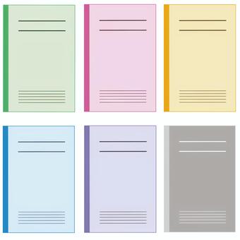 ノート・まとめ ノート,学習帳,文具,文房具,勉強のイラスト素材
