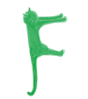 F F アルファベット,英語,猫のイラスト素材
