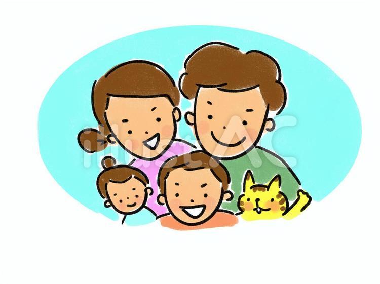 楽しい家族 家族,楽しい,仲良しのイラスト素材