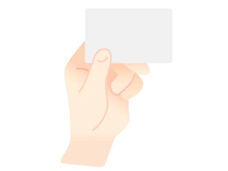 カードを持つ手のイラスト8 カード,持つ,手,手のひら,ハンド,ベクター,出す,見せる,片手,素材のイラスト素材