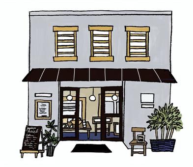 Illustration, un magasin, patisserie, une boulangerie, 