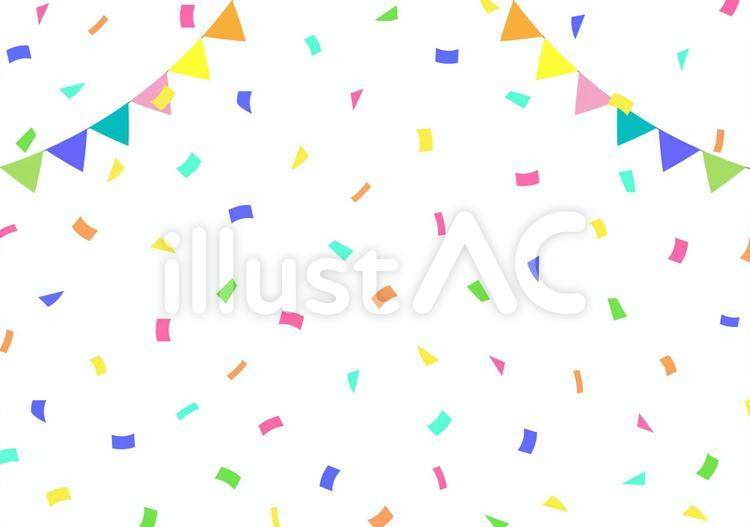 Free Vectors | Garland confetti background