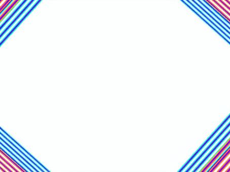 Illustration, four corners, multiple, line, 