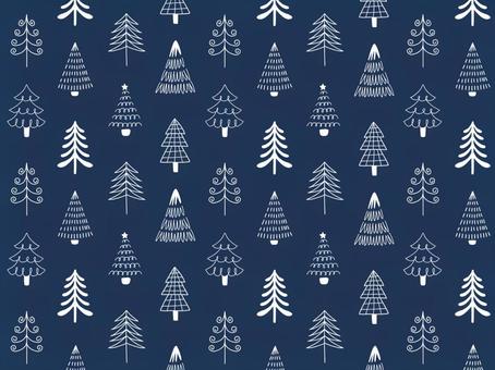 クリスマスツリーの北欧パターン背景 クリスマスツリーの北欧パターン背景 冬,ツリー,森,北欧,かわいい,優しい,ほっこり,シンプル,ナチュラル,クリスマスのイラスト素材