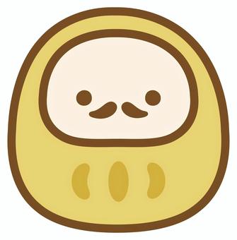 だるま02 だるま,縁起物,置物,かわいい,手描き,キャラクター,デフォルメ,イラスト,素材のイラスト素材