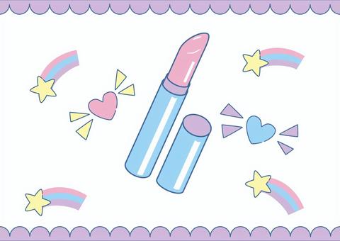 80年代風リップスティック リップスティック,口紅,80年代,レトロ,可愛い,化粧品,コスメ,懐かし,背景,壁紙のイラスト素材