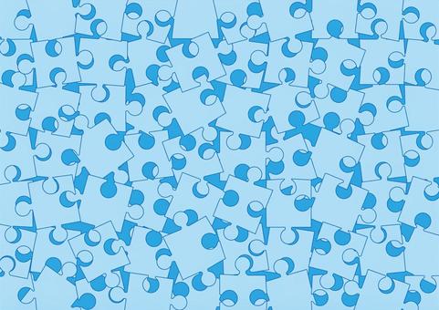 爽やかなパズルのピースの背景素材