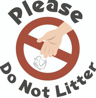 ゴミ捨て禁止マーク ゴミ捨て禁止,ゴミ,禁止,手,マークのイラスト素材