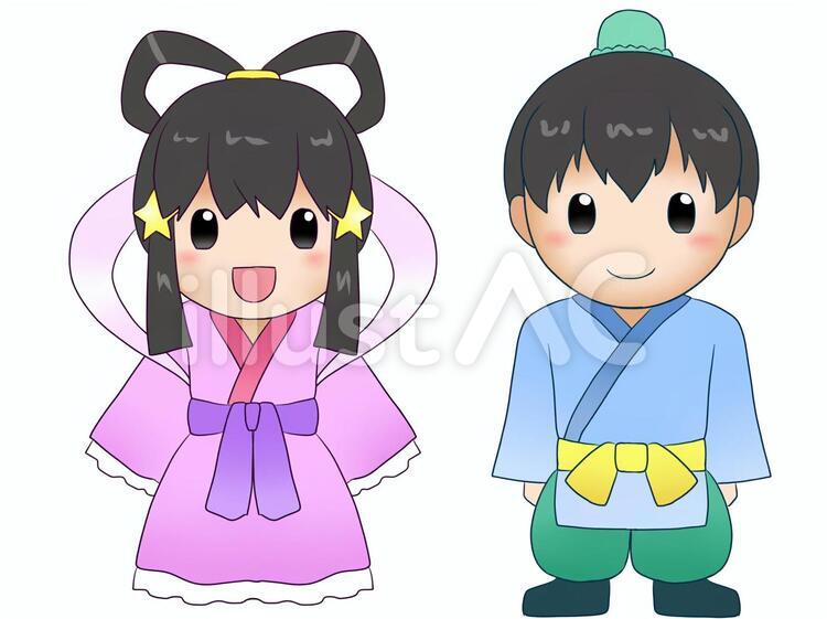 織姫と彦星 織姫,織り姫,おり姫のイラスト素材