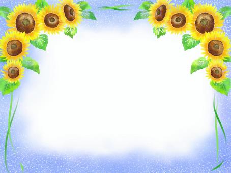 Summer/sunflower frame 2, , JPG and PNG