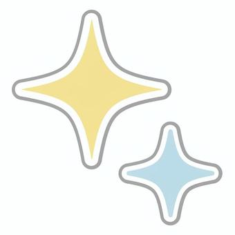 キラキラデコレーションアイコン