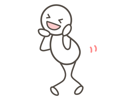 棒人間 はしゃぐぶりっ子 棒人間 はしゃぐぶりっ子 棒人間,人,はしゃぐ,笑う,ニコニコ,にっこり,笑顔,嬉しい,楽しい,上機嫌のイラスト素材