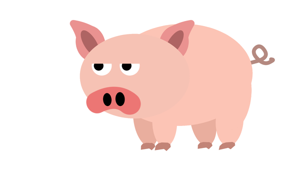 Illustration, pig, a pig, livestock, 