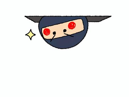 監視する忍者 忍者,監視,見るのイラスト素材