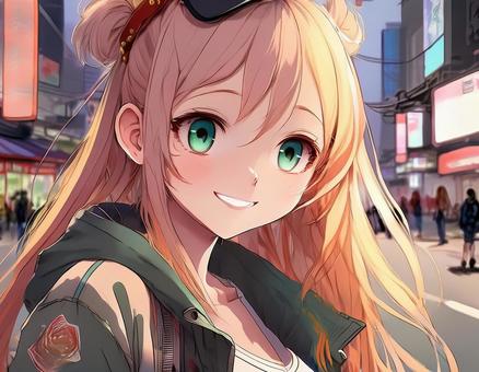 金髪の美少女