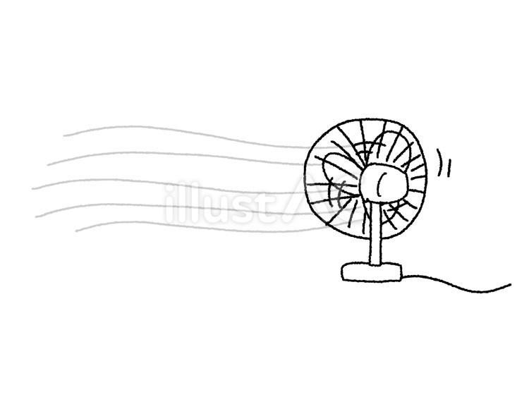 扇風機 扇風機,風,送風のイラスト素材