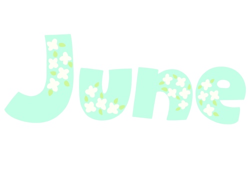 Illustration, june, text, english, 