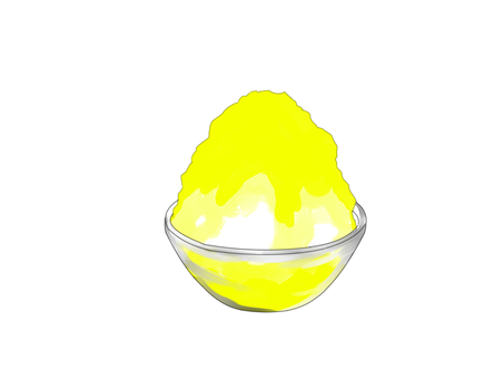 Shaved ice lemon, shaved ice, lemon, dessert, JPG and PNG