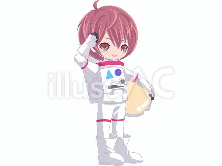 宇宙飛行士の男の子 男の子,男子,男児のイラスト素材