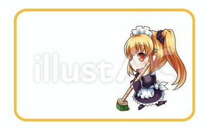 メッセージカード(メイド2)