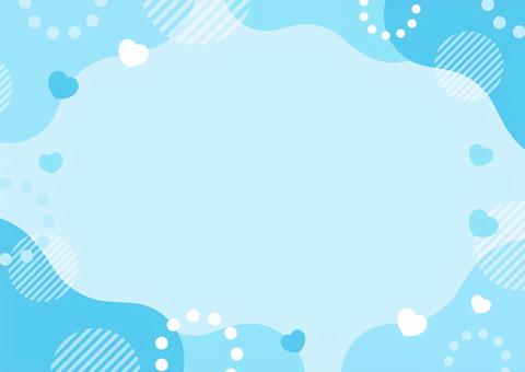 幾何学模様とハートの背景05 ホワイトデー,whiteday,背景,幾何学,フレーム,ハート,3月,枠,飾り枠,春のイラスト素材