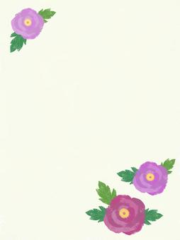 牡丹 C 牡丹,シンプル,レター,赤,紫,ピンク,グリーン,イエロー,きれいのイラスト素材
