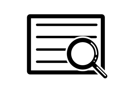 Illustration, magnifying glass, search, ui icon, 