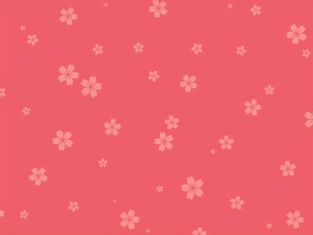 桜の背景/赤 桜,背景,花びら,さくら,さくらの花,桜花,和,和の模様,春,春の素材のイラスト素材
