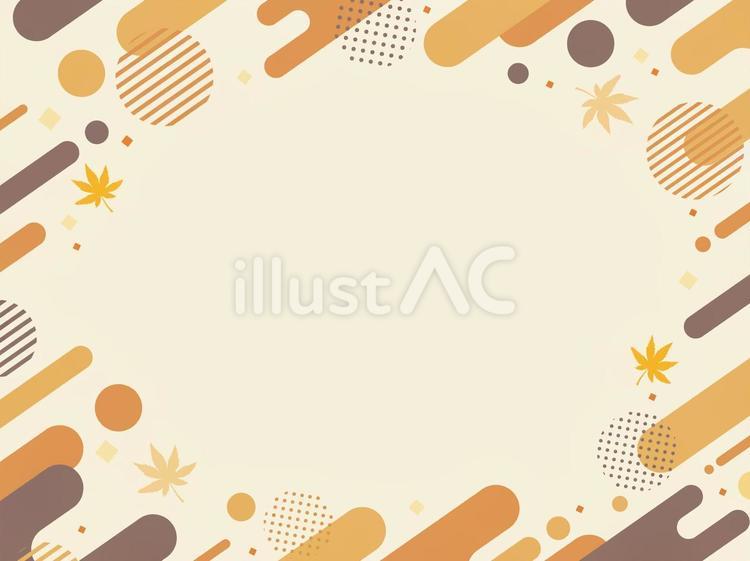 幾何学模様　秋　背景 紅葉 紅葉,幾何学模様,秋のイラスト素材