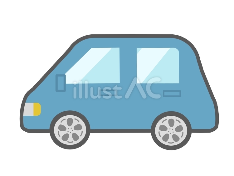 青い自動車 車,青,自動車のイラスト素材