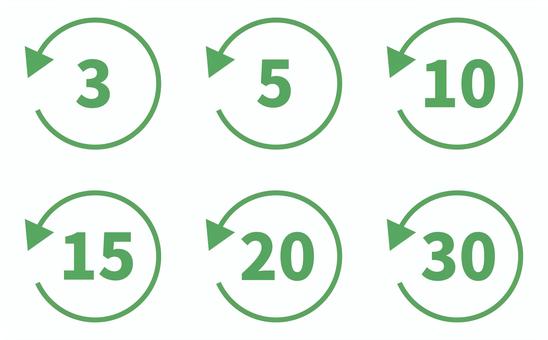 巻き戻しマーク セット 緑 巻き戻し,ビデオ,動画,音楽,再生,アプリ,スマホ,パソコン,プレイヤー,ムービーのイラスト素材