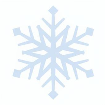 冬イラスト96 雪の結晶,結晶,冬,冷たい,寒い,シンプル,かわいい,青,12月,1月のイラスト素材