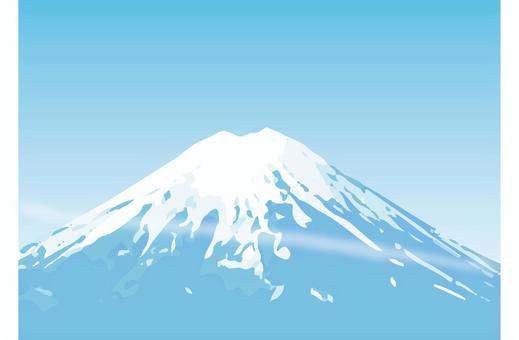 Illustration, mont fuji, montagne, japon, 